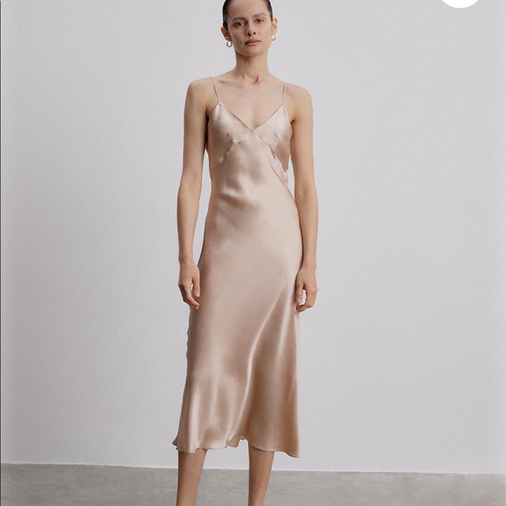 Mulberry Silk Maxi Slip Dress from Silk Madison. Size XL